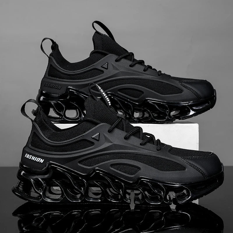 Men Casual Sneakers Lace Up Breathable Training Shoes