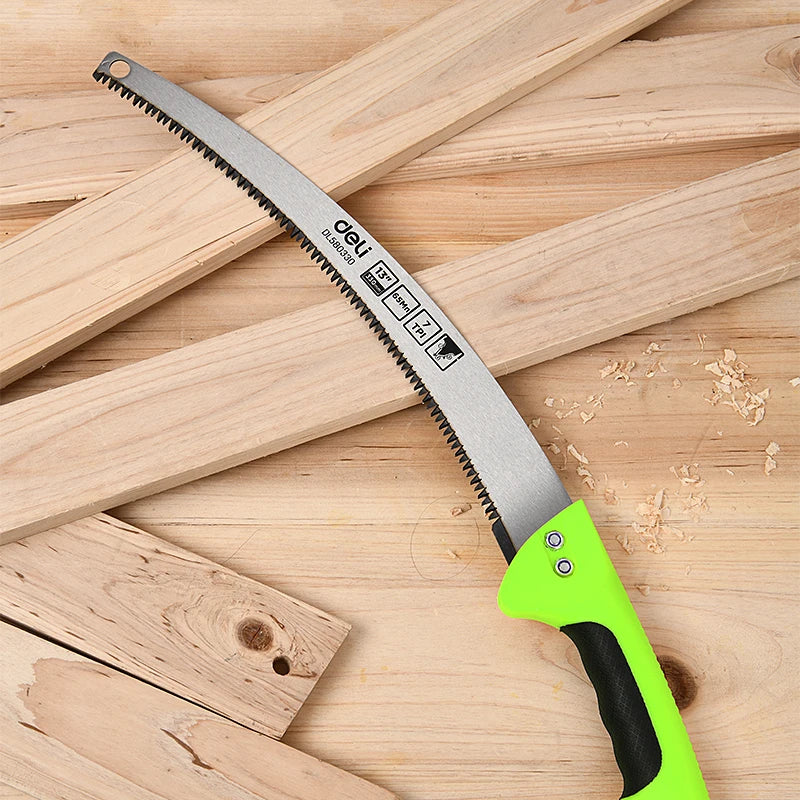 Deli Curved Hand Saw For Pruning And Gardening Tasks